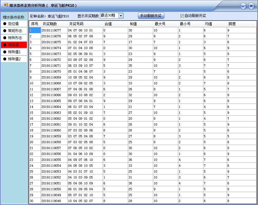 PK10前五缩水软件(旗舰版)